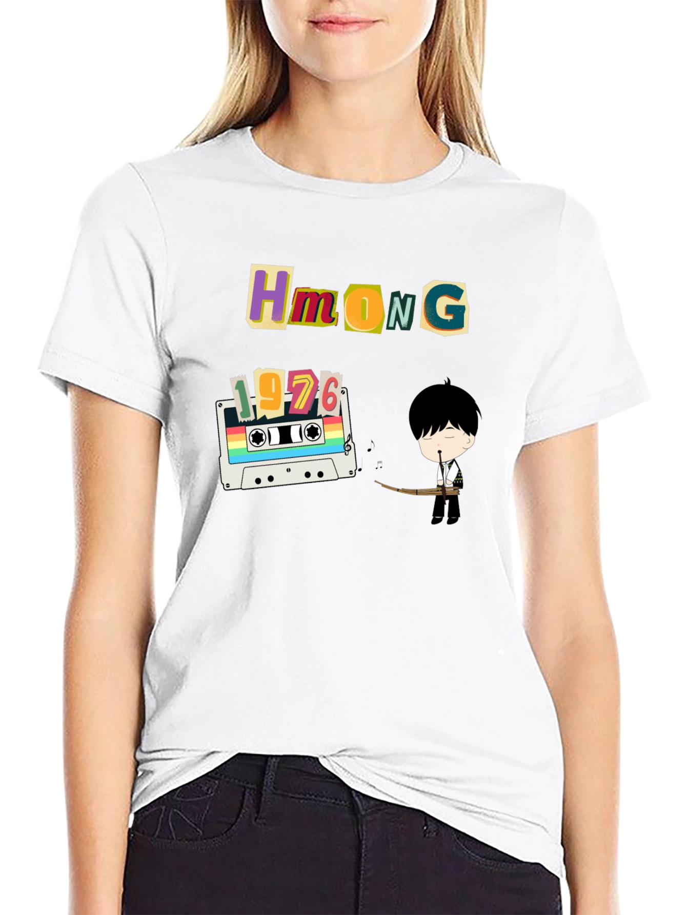 Retro Hmong 1976 Graphic Tee