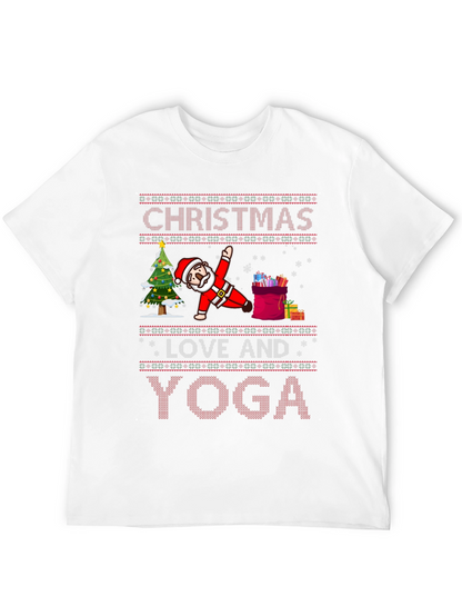 Christmas Yoga Santa T-Shirt