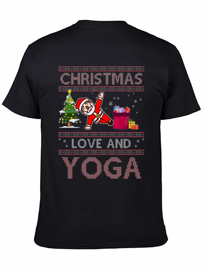 Christmas Yoga Santa T-Shirt