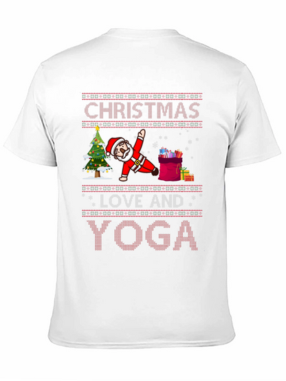 Christmas Yoga Santa T-Shirt