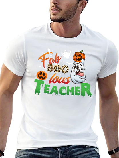 Fab-BOO-lous Teacher Halloween T-Shirt