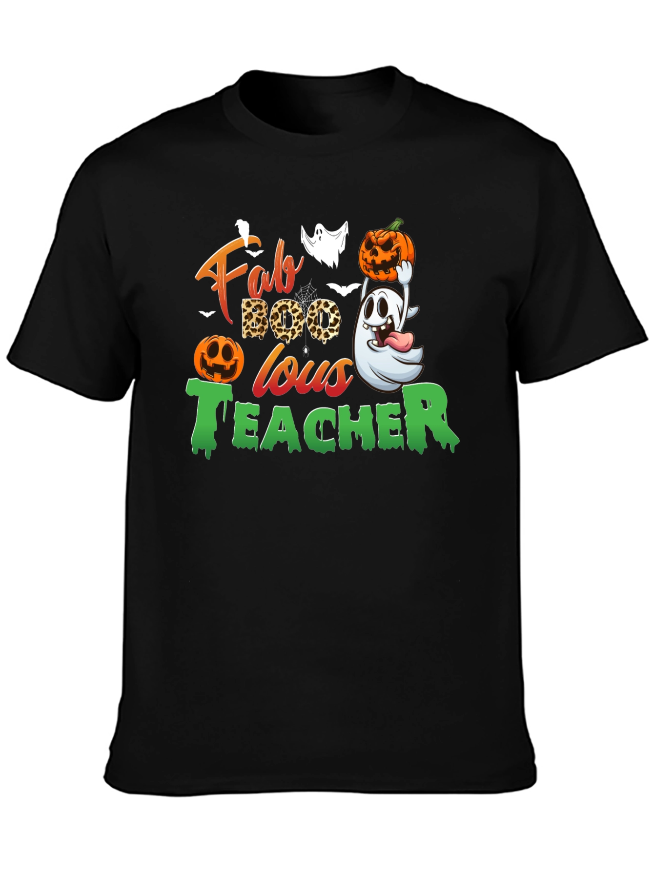 Fab-BOO-lous Teacher Halloween T-Shirt