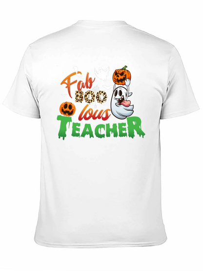 Fab-BOO-lous Teacher Halloween T-Shirt