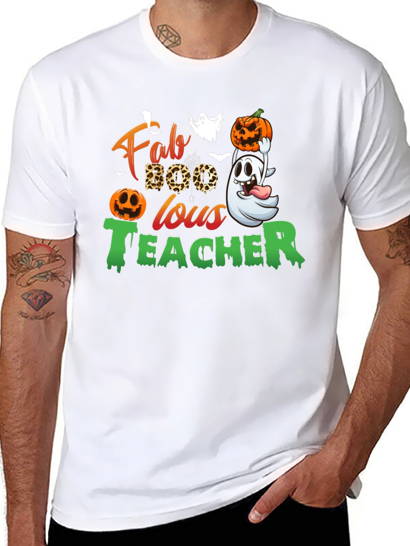 Fab-BOO-lous Teacher Halloween T-Shirt
