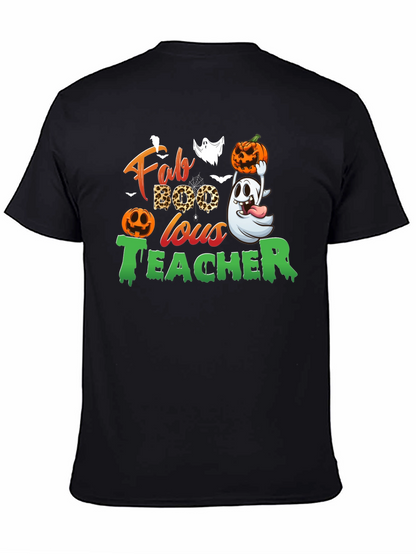 Fab-BOO-lous Teacher Halloween T-Shirt