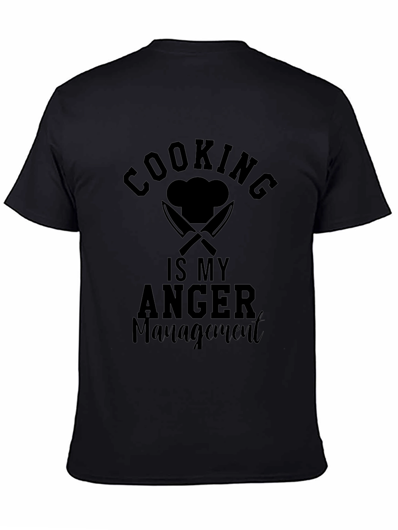 Cooking Is My Anger Management Graphic T-Shirt
