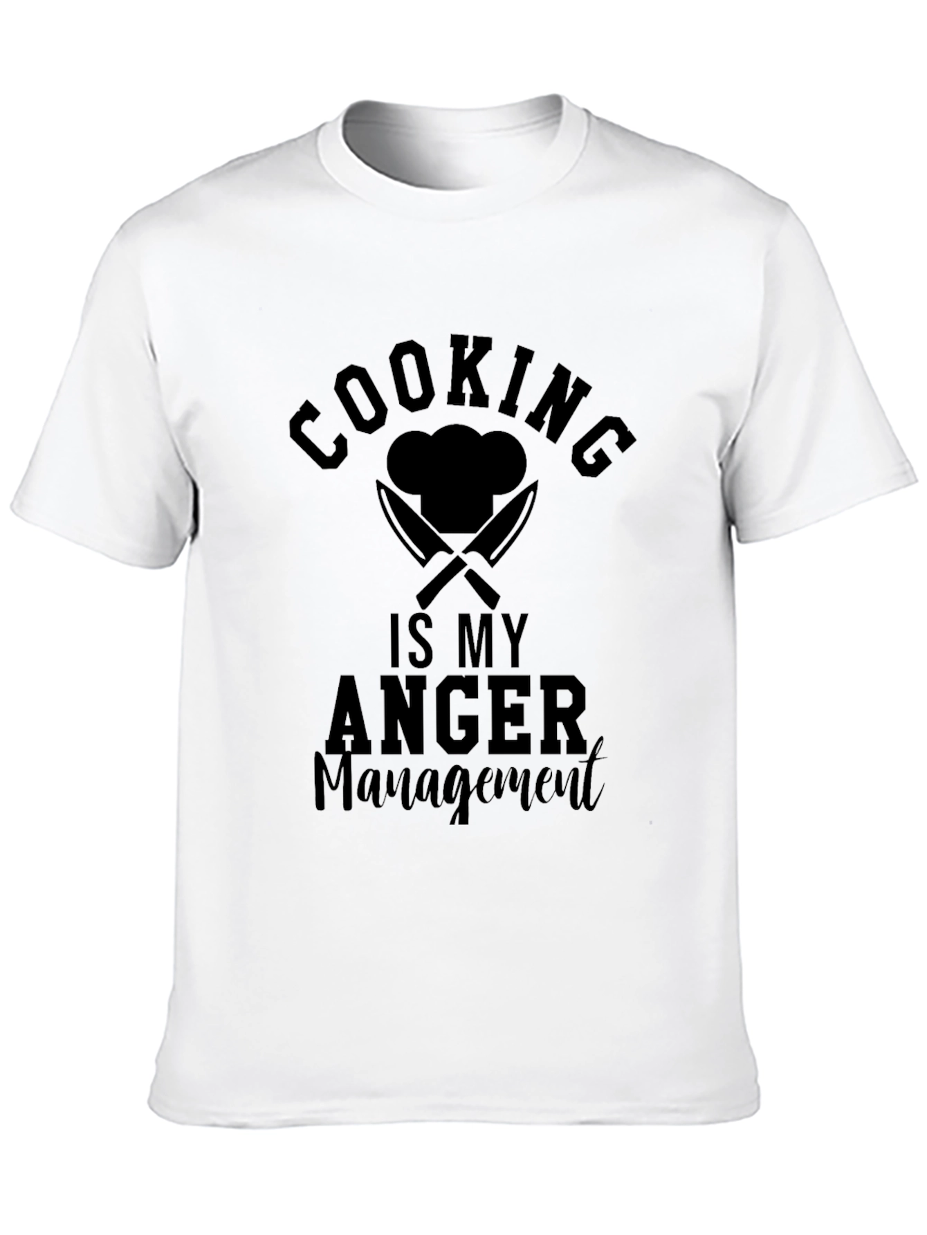 Cooking Is My Anger Management Graphic T-Shirt