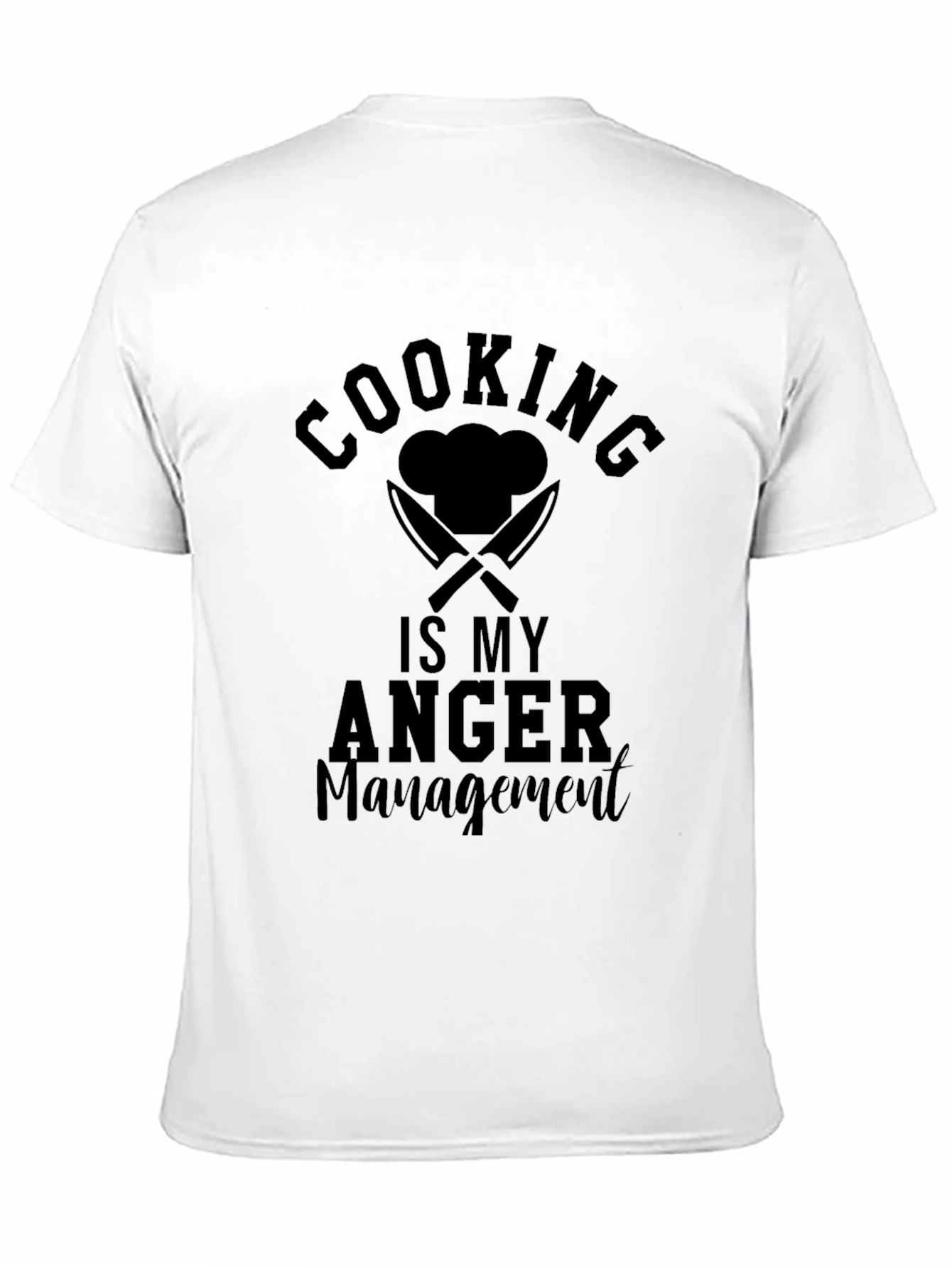 Cooking Is My Anger Management Graphic T-Shirt