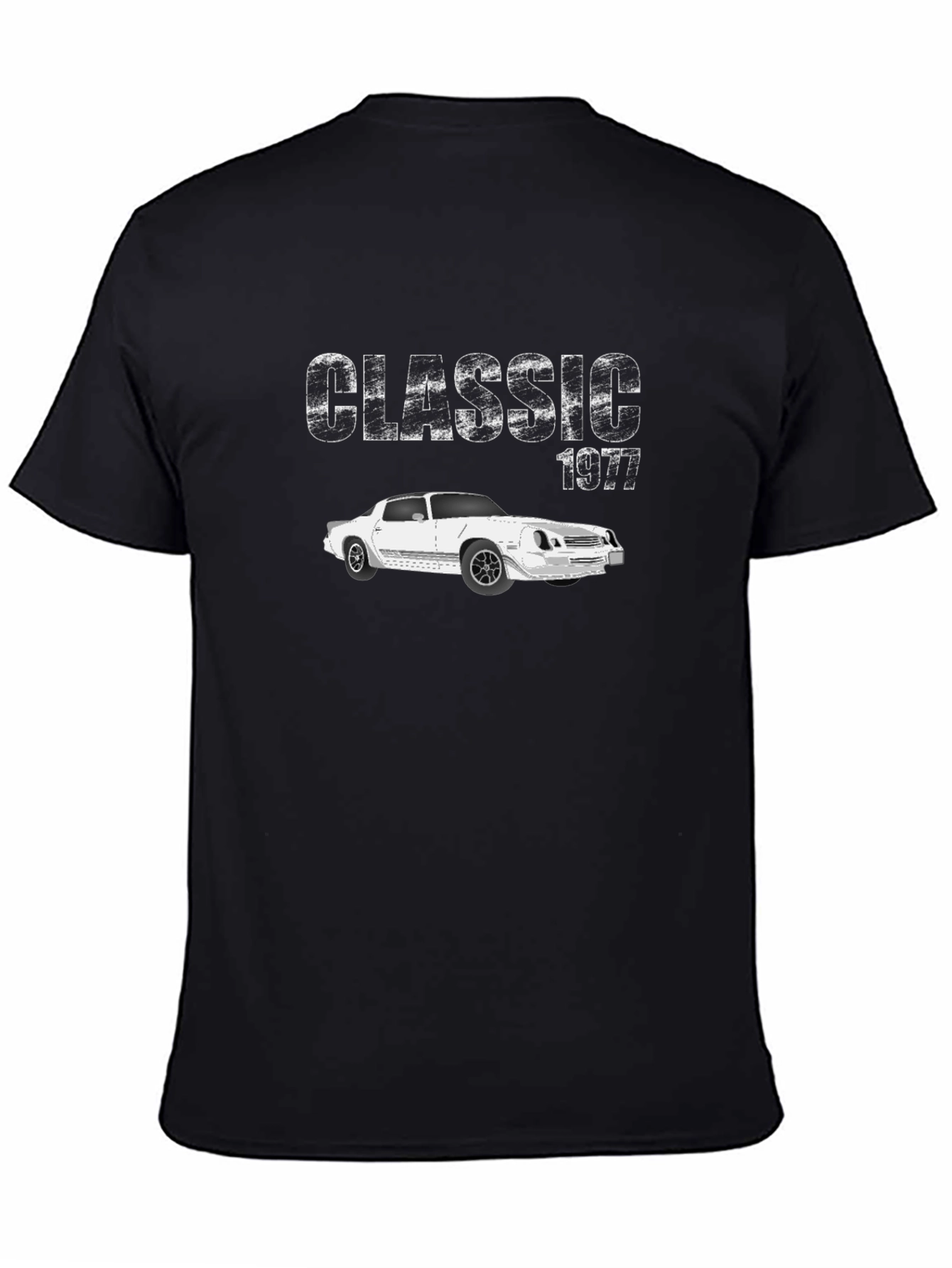 Classic 1977 Car Black T-Shirt