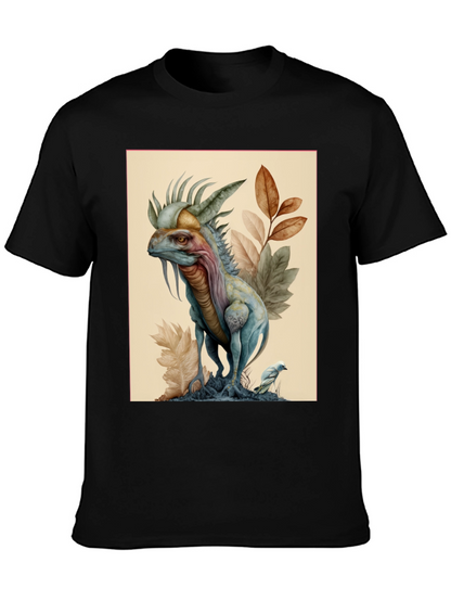 Mythical Creature Graphic Tee - Unique Design