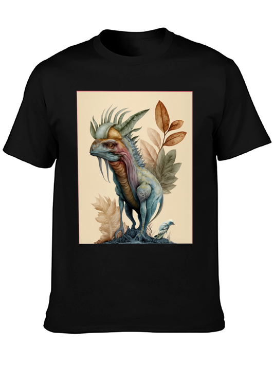 Mythical Creature Graphic Tee - Unique Design