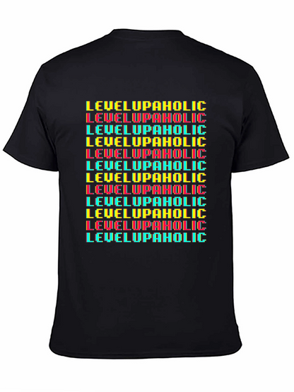 Level Up Gaming Tee - Classic Pixel Design