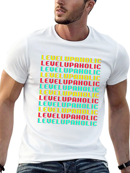 Level Up Gaming Tee - Classic Pixel Design