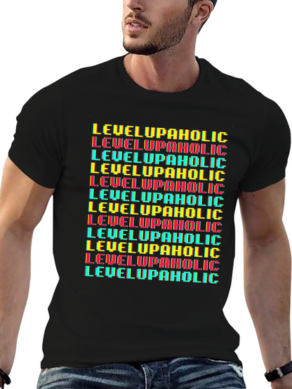 Level Up Gaming Tee - Classic Pixel Design
