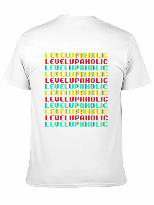 Level Up Gaming Tee - Classic Pixel Design
