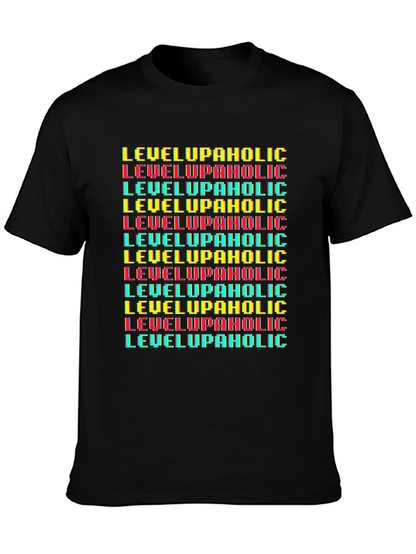 Level Up Gaming Tee - Classic Pixel Design