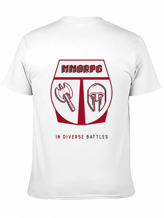 MMORPG Gaming T-Shirt: Start a New Game in Diverse Battles