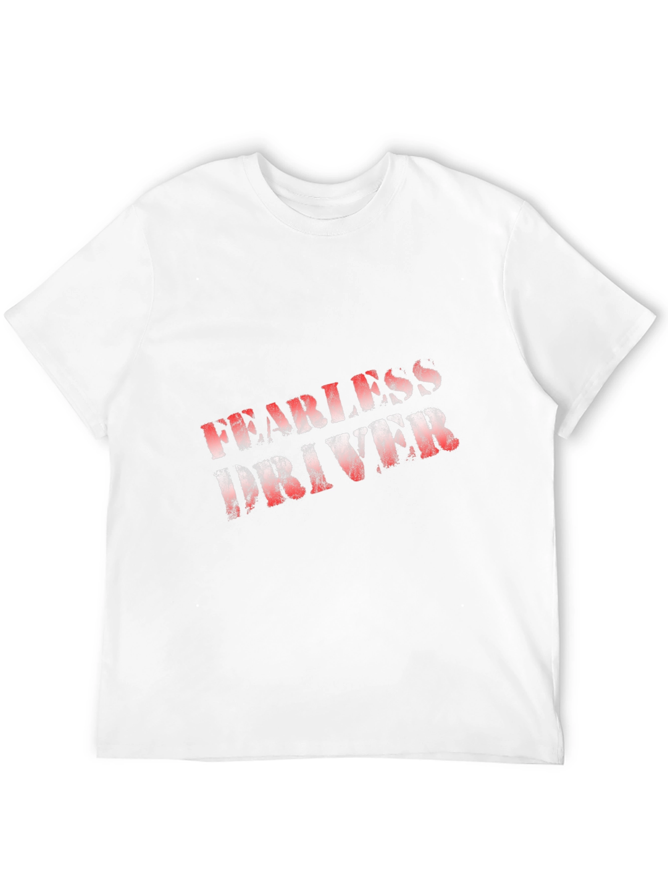 Fearless Driver Graphic Tee - Black Cotton Blend