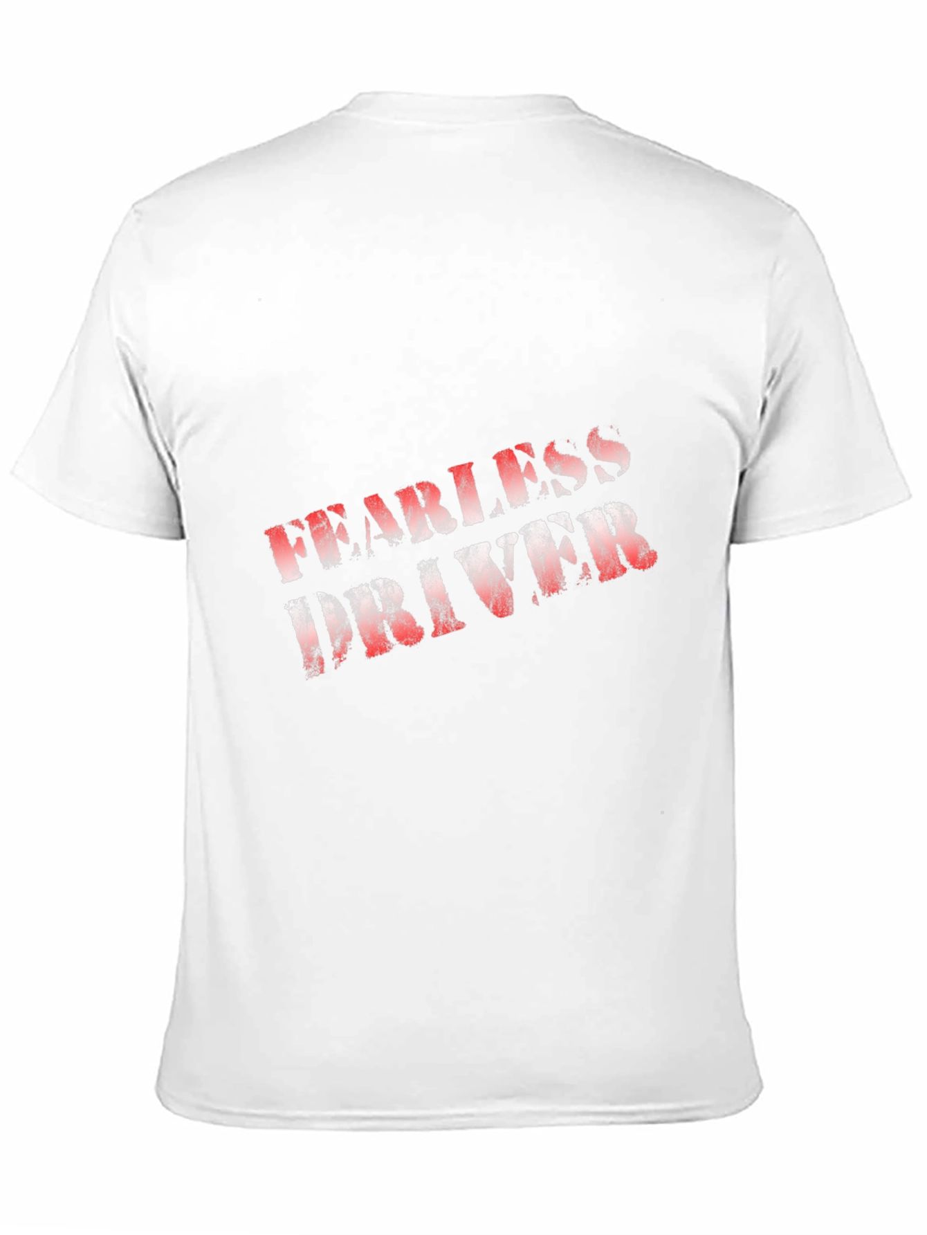 Fearless Driver Graphic Tee - Black Cotton Blend
