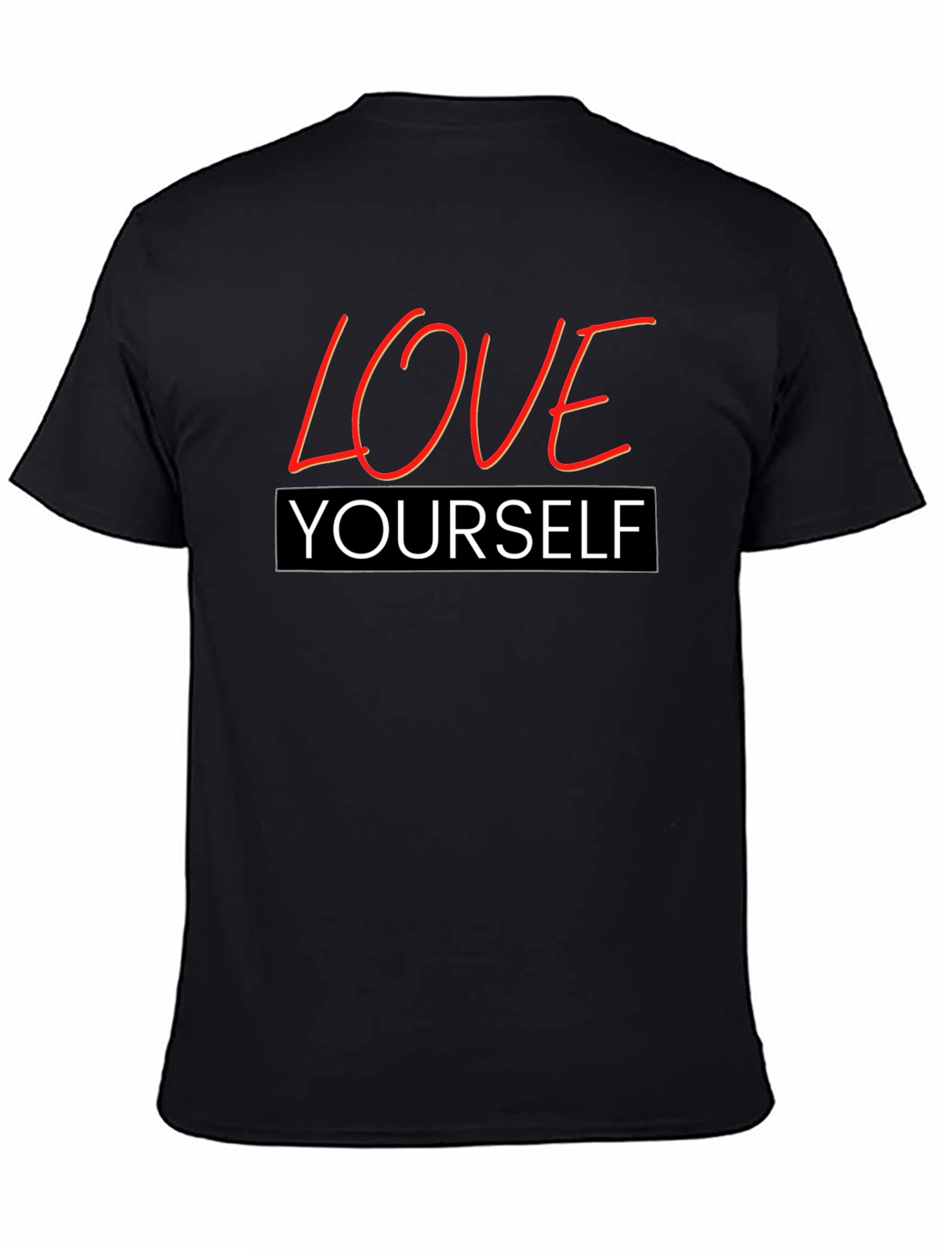 Love Yourself Graphic T-Shirt - Black