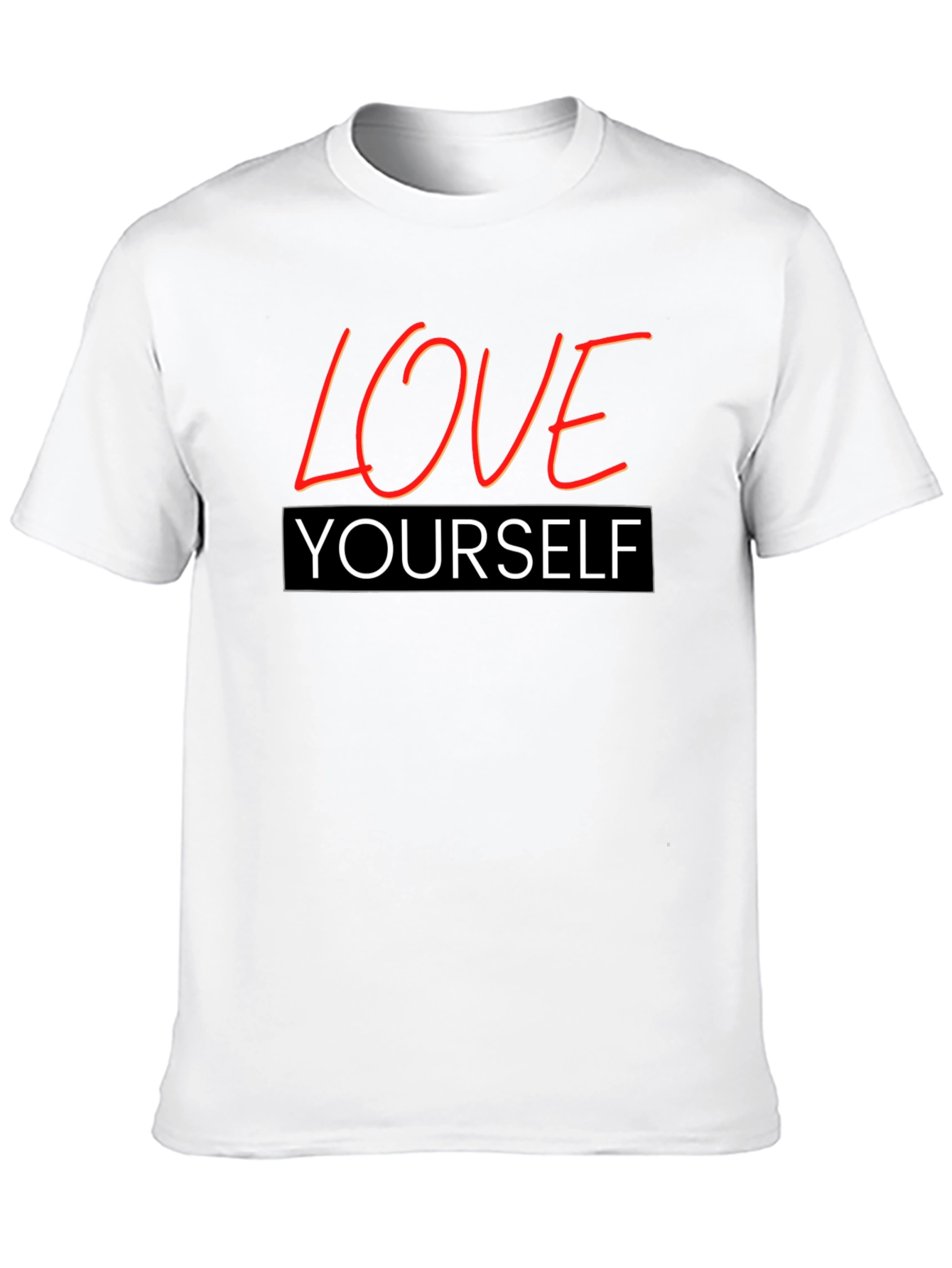 Love Yourself Graphic T-Shirt - Black