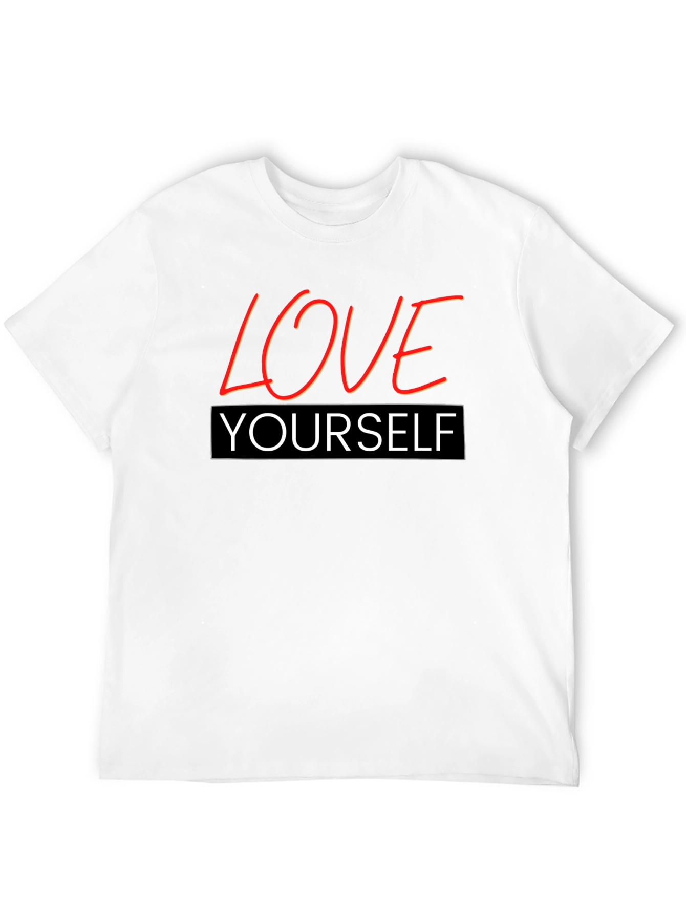 Love Yourself Graphic T-Shirt - Black