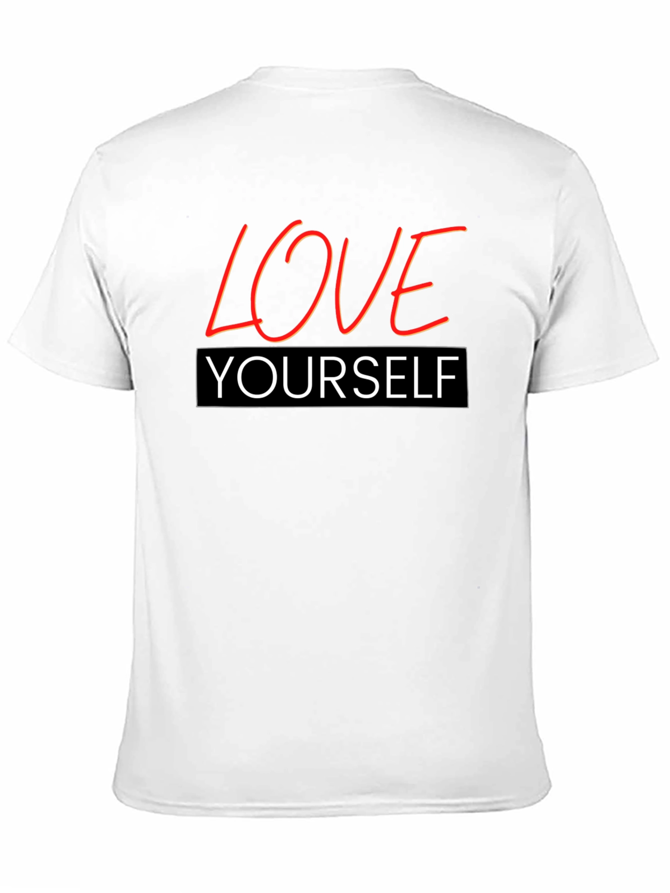 Love Yourself Graphic T-Shirt - Black