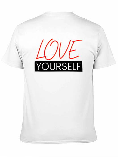 Love Yourself Graphic T-Shirt - Black