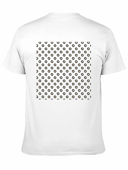 Retro Spot Print Black T-Shirt