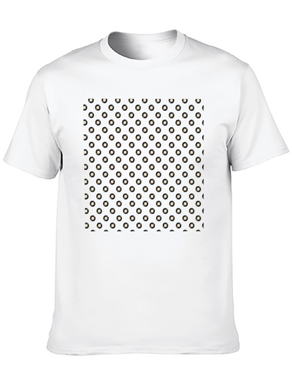 Retro Spot Print Black T-Shirt