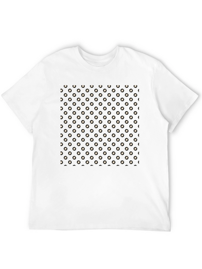 Retro Spot Print Black T-Shirt