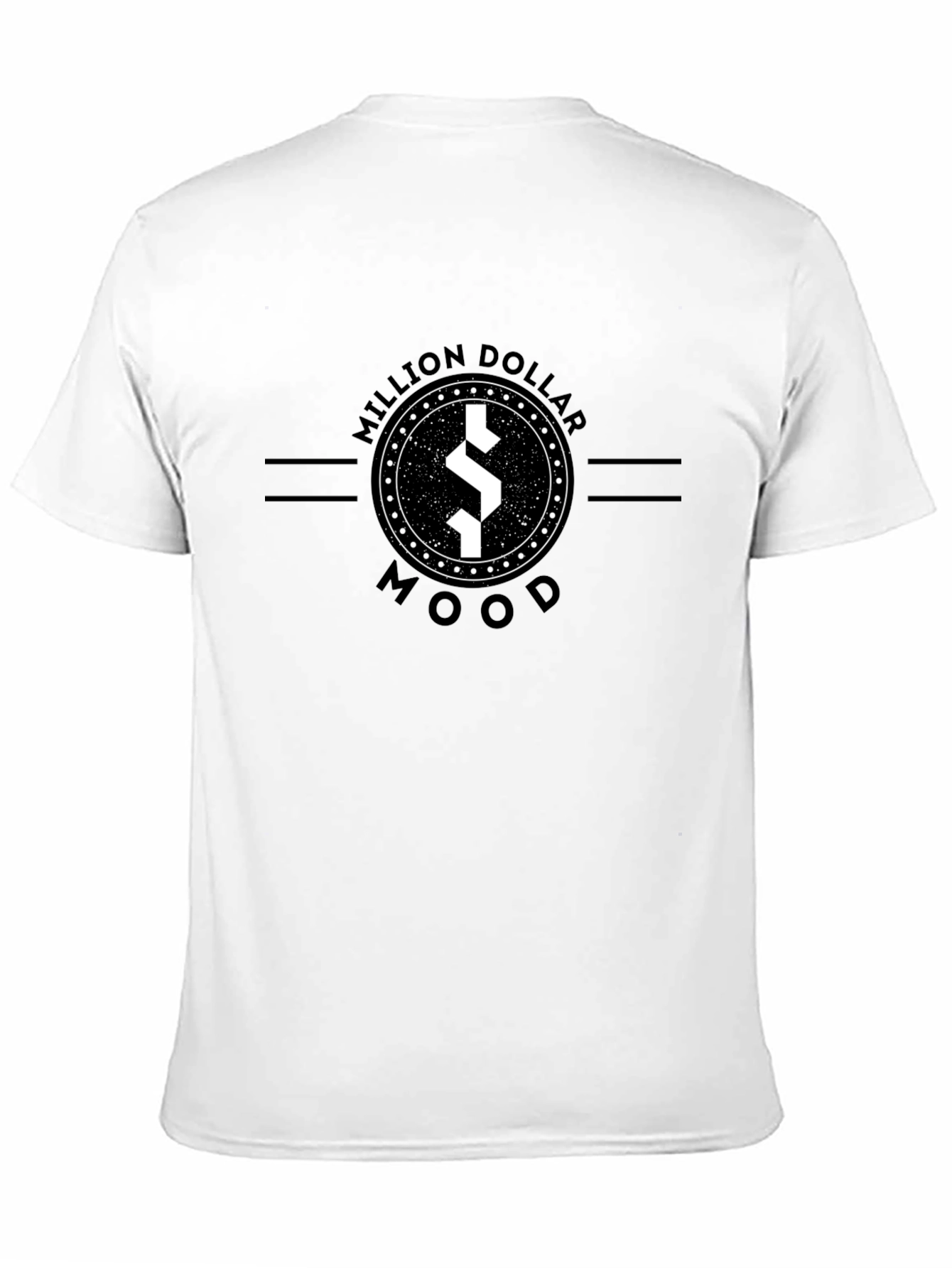 Million Dollar Mood Black Graphic Tee