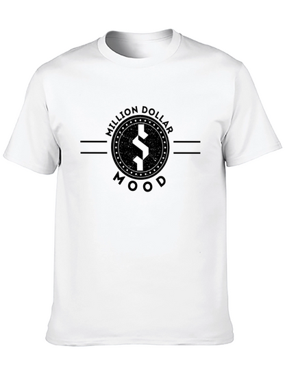 Million Dollar Mood Black Graphic Tee