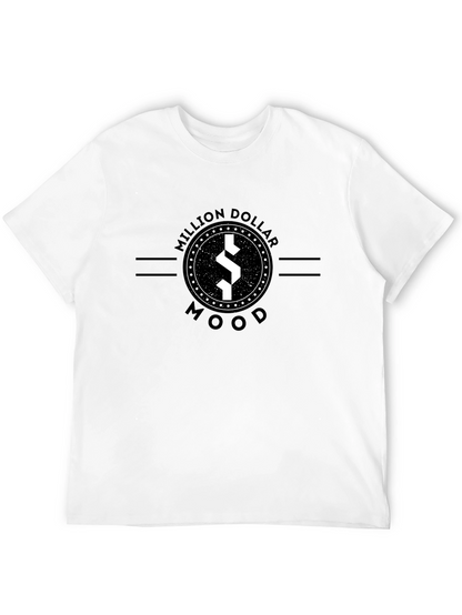 Million Dollar Mood Black Graphic Tee