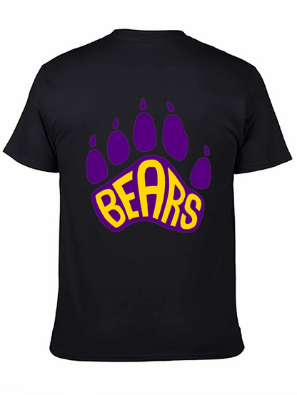Bears Paw Print Graphic T-Shirt