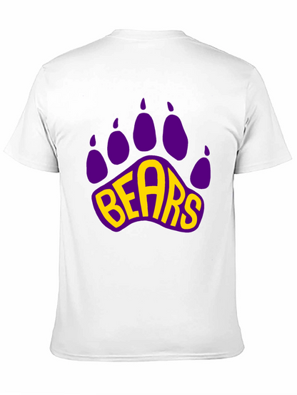 Bears Paw Print Graphic T-Shirt