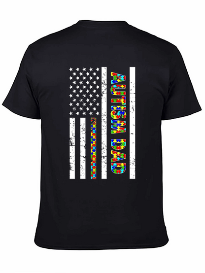 Autism Dad Flag T-Shirt