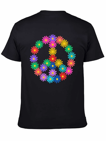 Peace Sign Daisy Flower T-Shirt