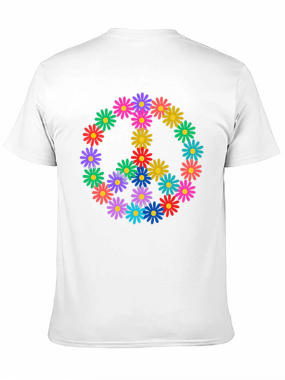 Peace Sign Daisy Flower T-Shirt