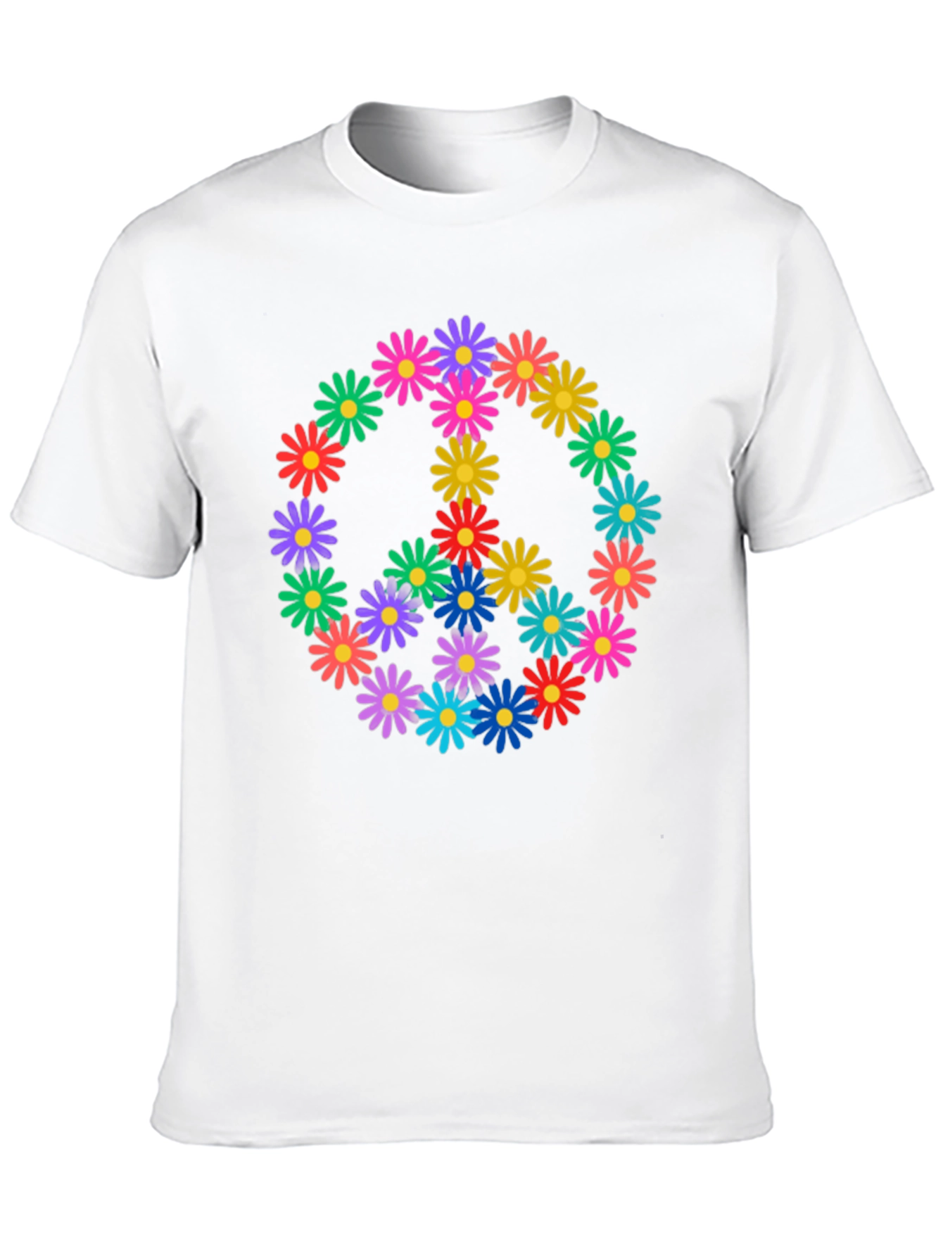 Peace Sign Daisy Flower T-Shirt