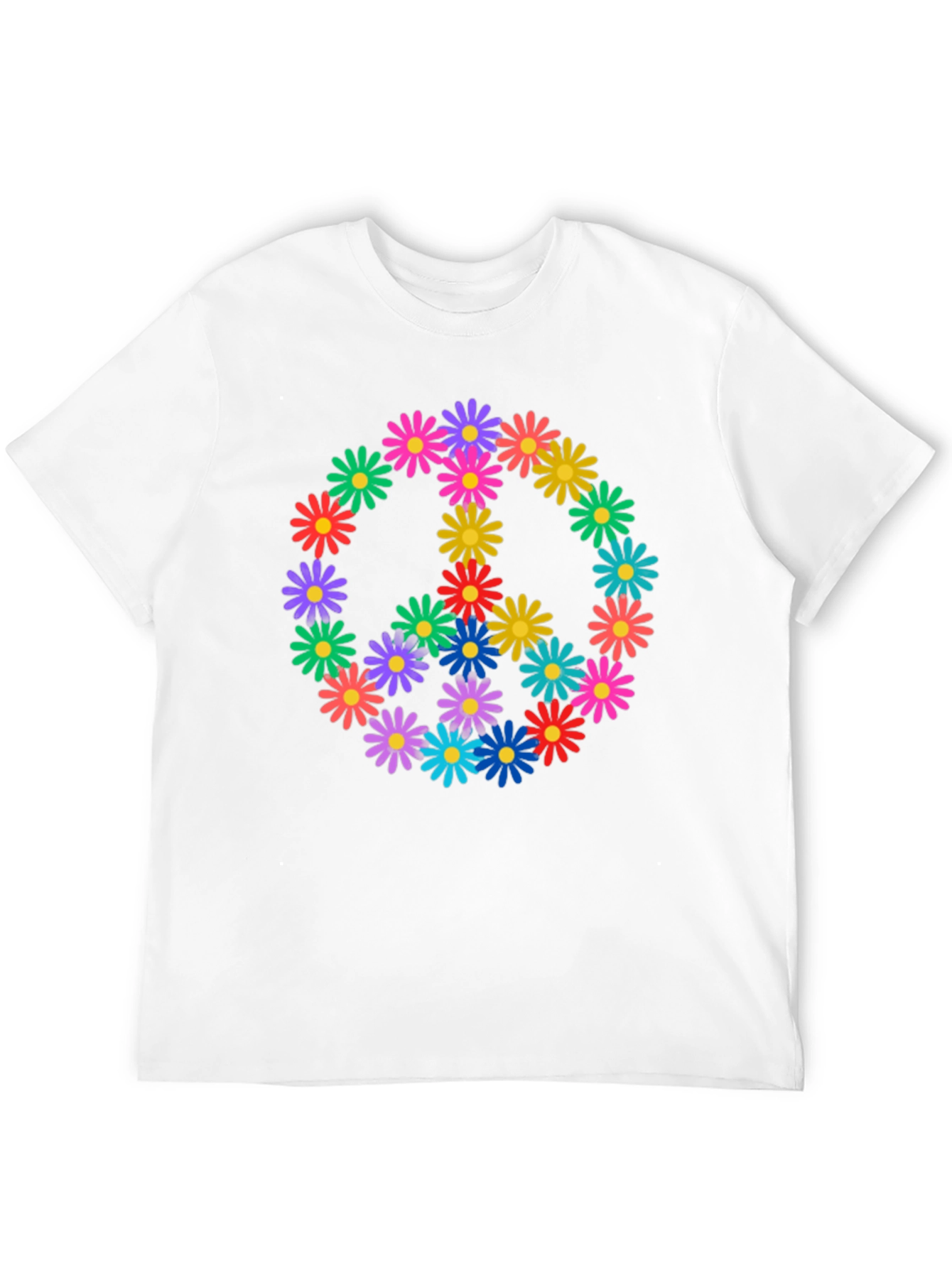 Peace Sign Daisy Flower T-Shirt