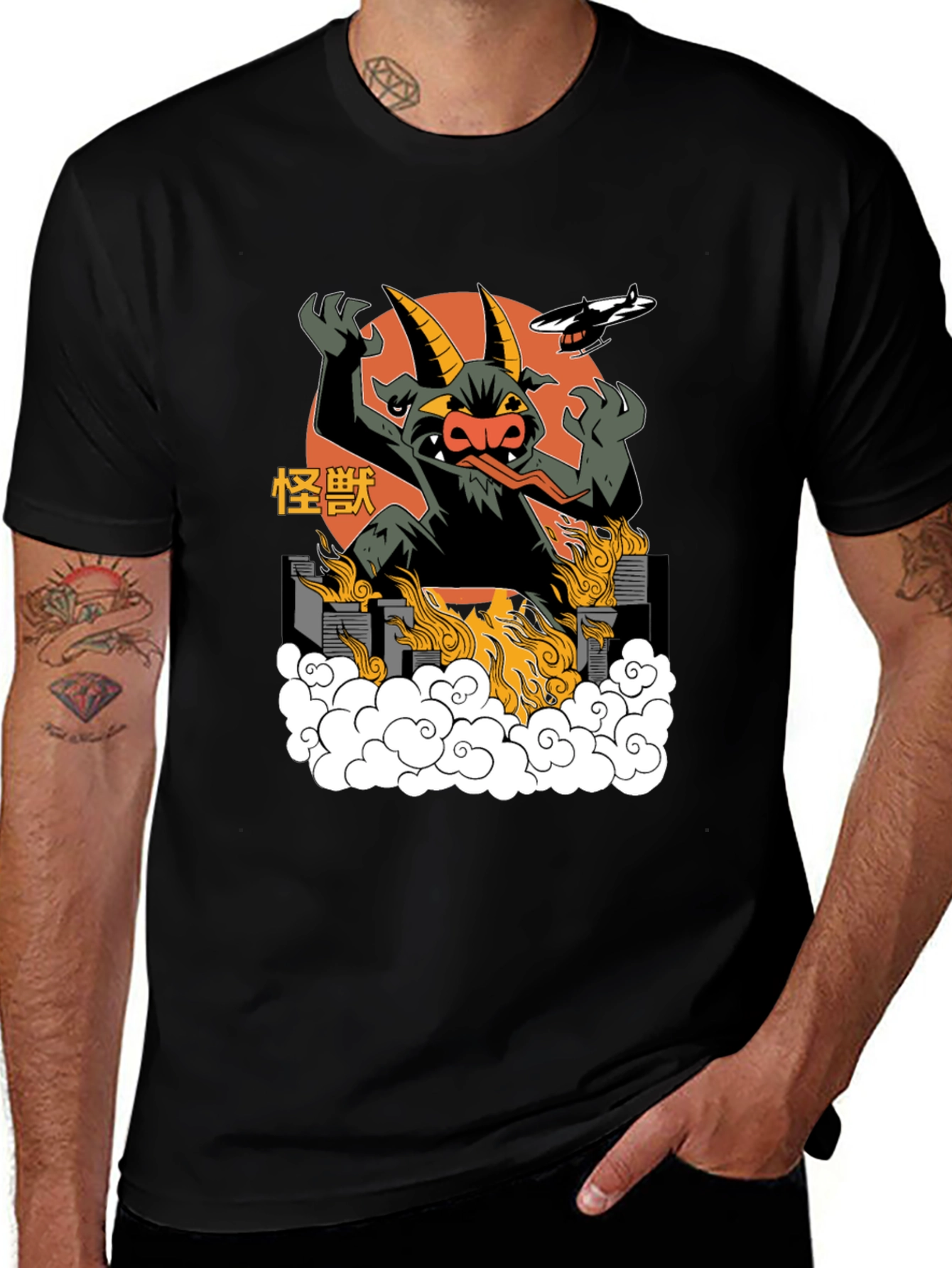 Monster Attack Graphic Tee