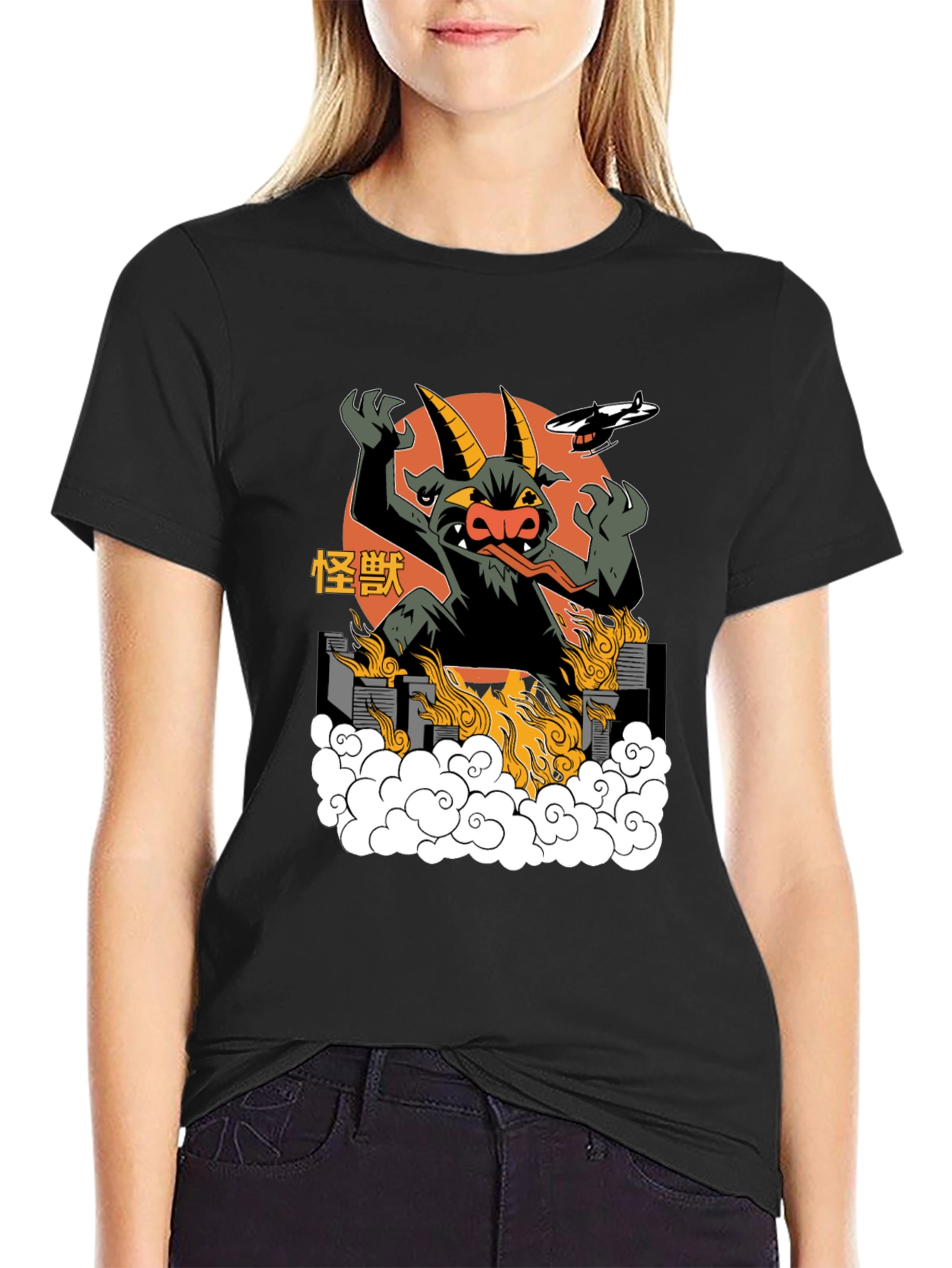 Monster Attack Graphic Tee