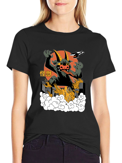 Monster Attack Graphic Tee