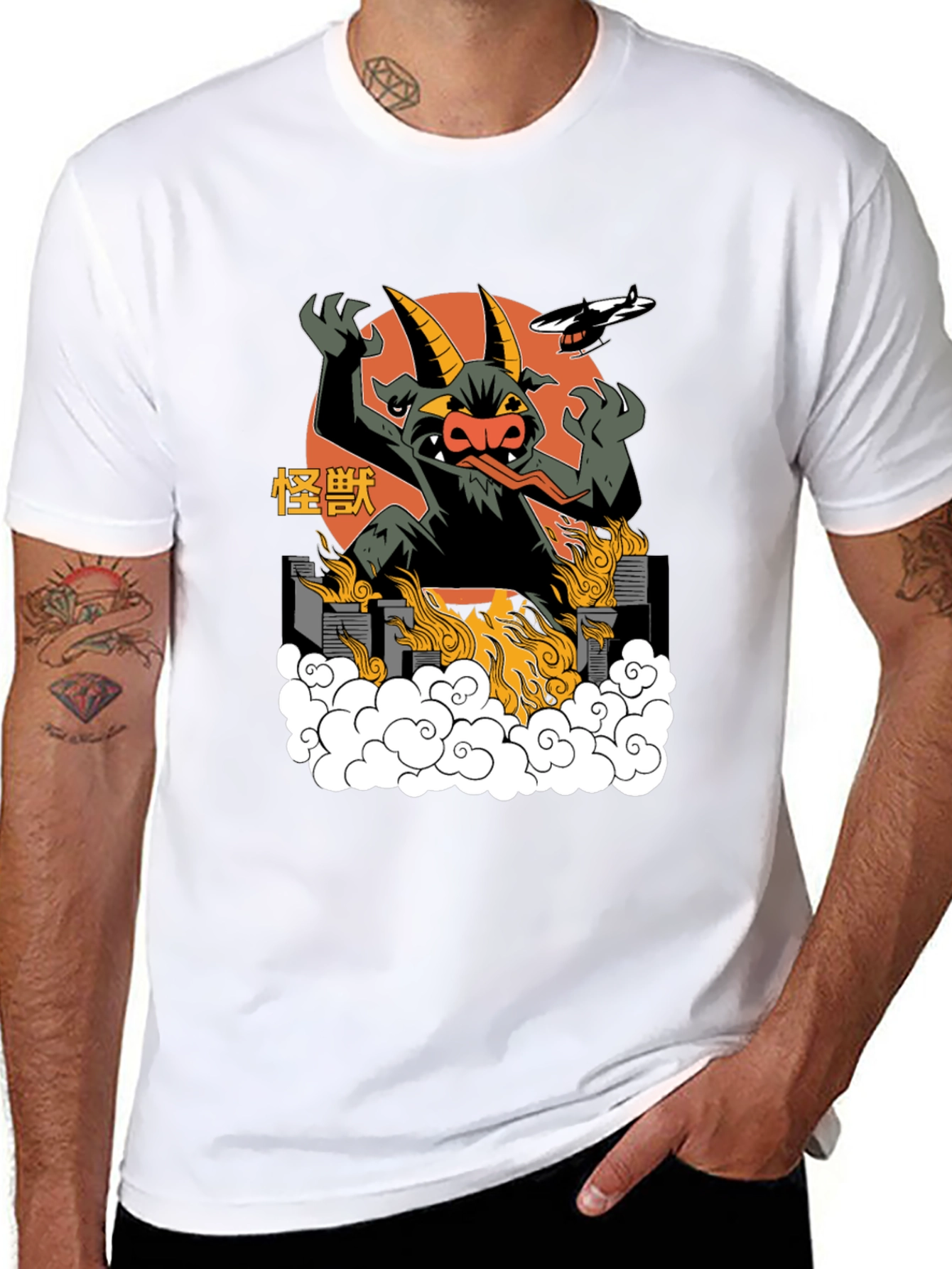 Monster Attack Graphic Tee