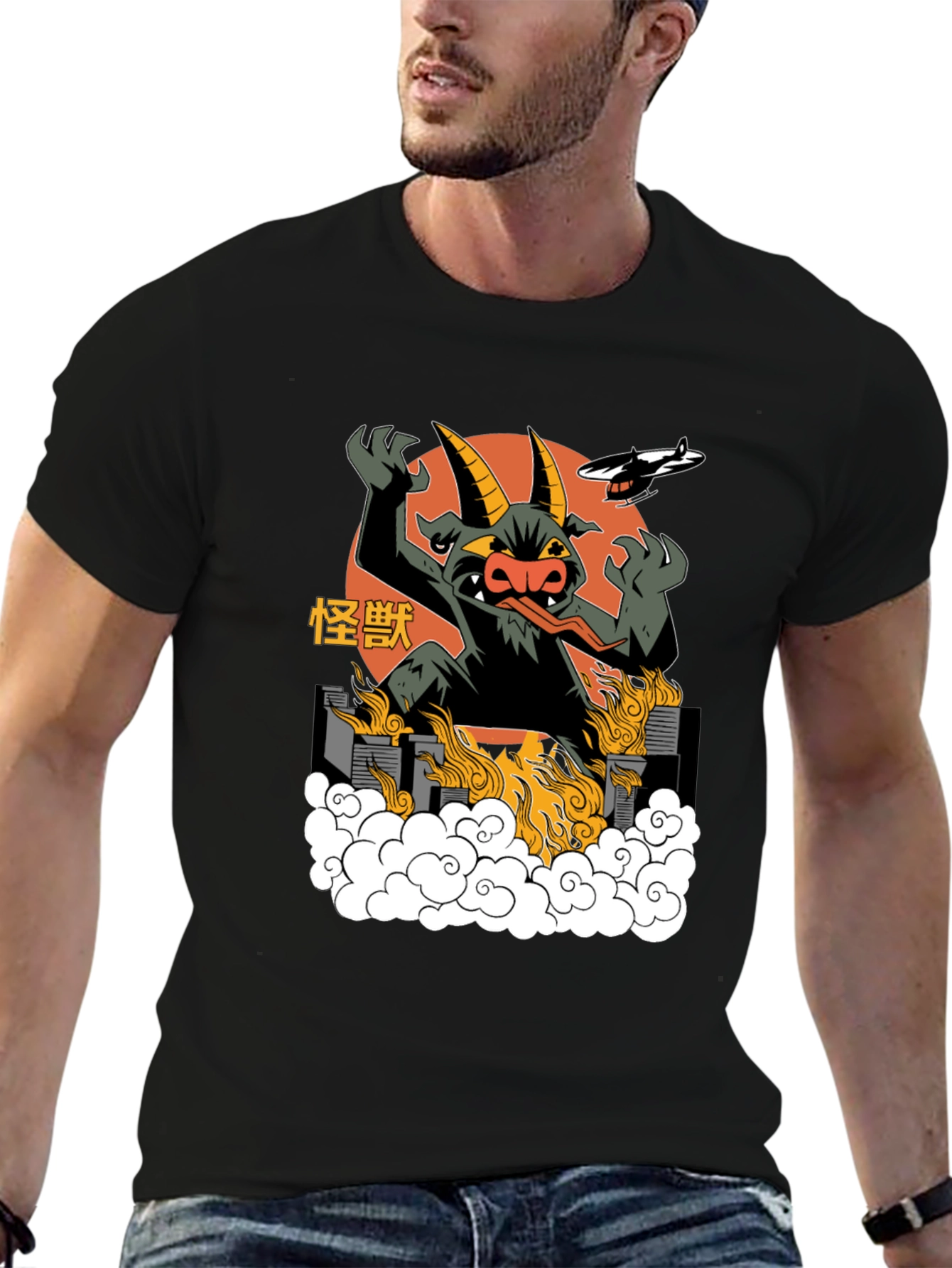 Monster Attack Graphic Tee