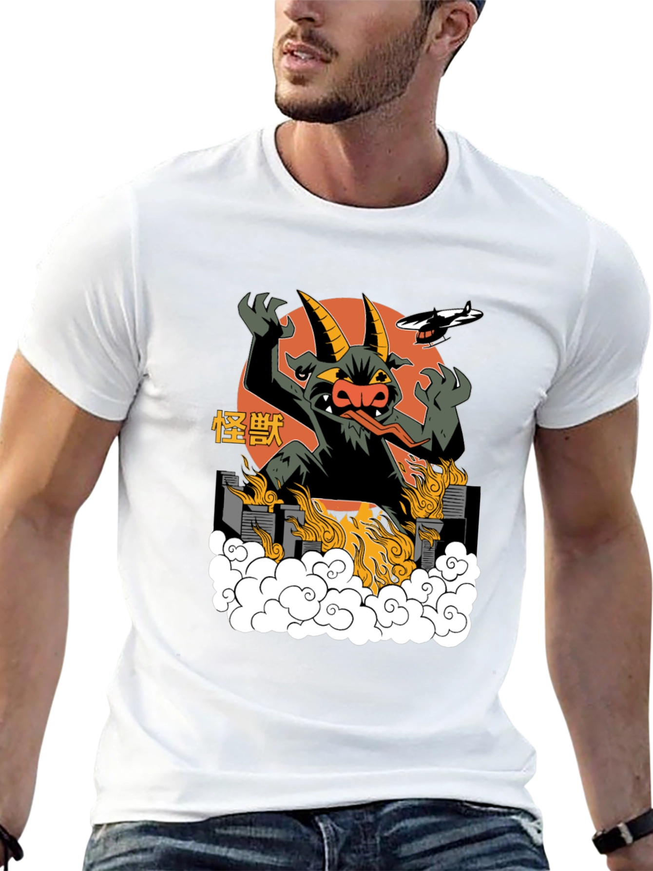 Monster Attack Graphic Tee