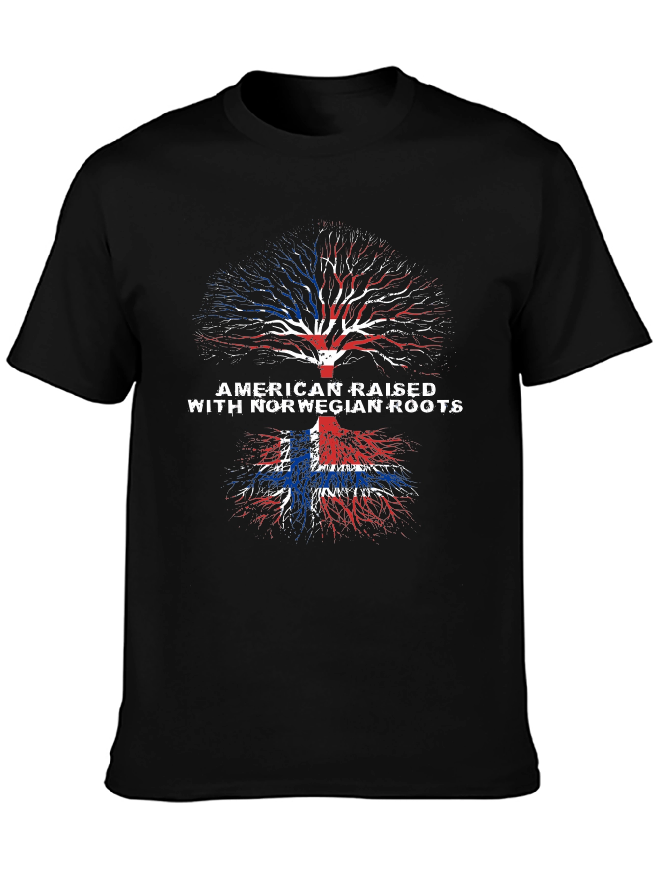 American Raised with Norwegian Roots Tee