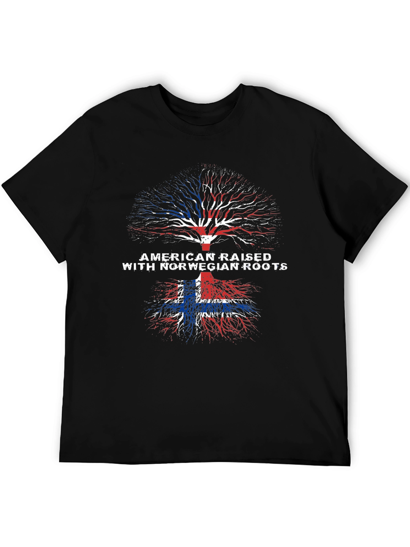American Raised with Norwegian Roots Tee