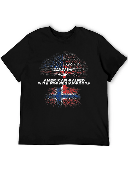 American Raised with Norwegian Roots Tee